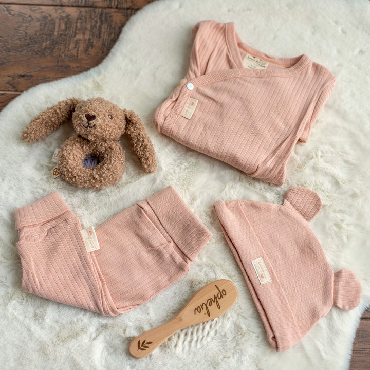 Mabel & Fox - Organic 3 Piece Outfit - Pink