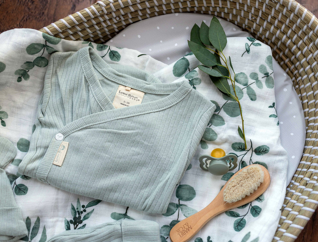 Mabel & Fox - Organic 3 Piece Outfit - Sage Green