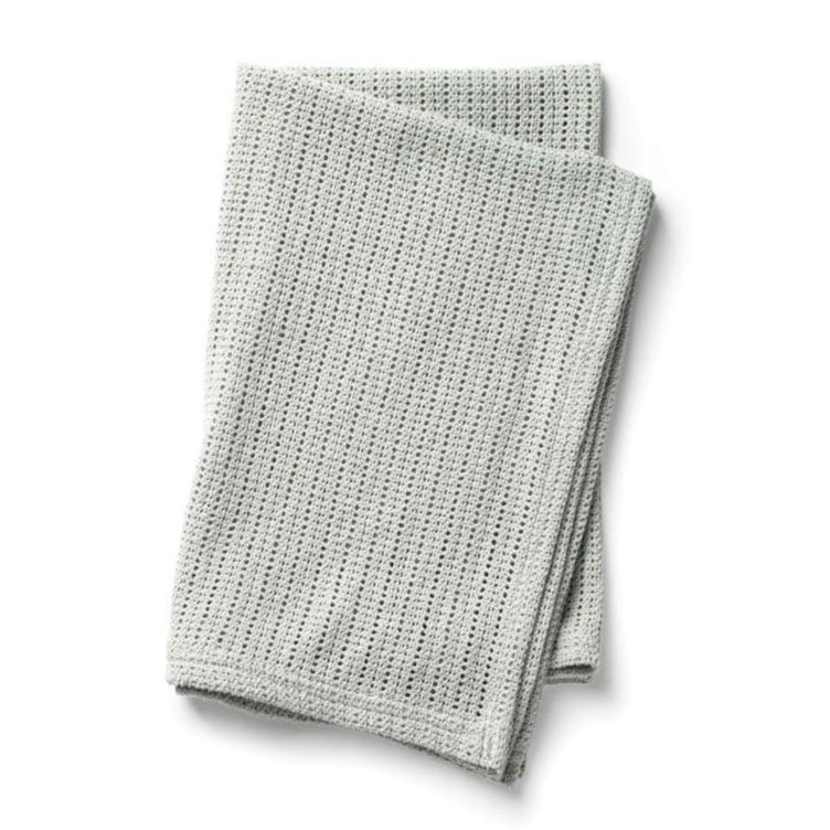 Elodie - Cellular Blanket - Mineral Green