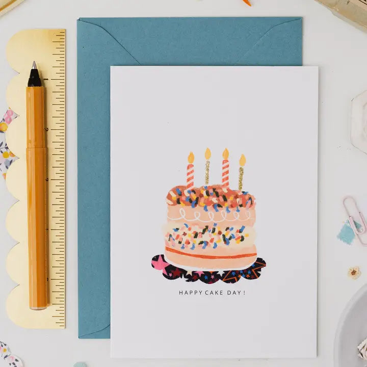 The Charming Press - Birthday Card - Cake