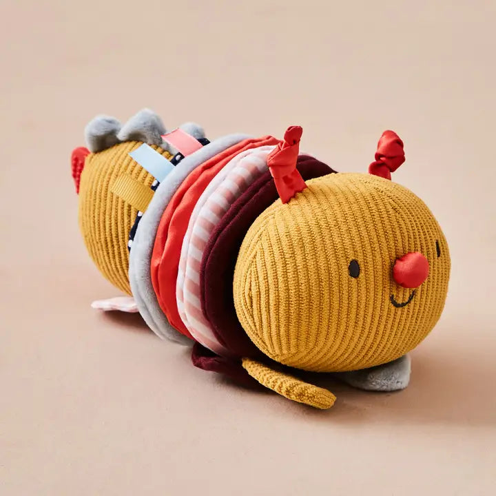 Just Bee Kids - Wiggleback Motion Baby Toy - Caterpillar - Mabel & Fox