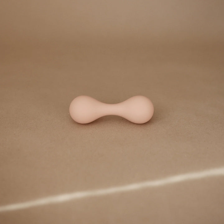 Mushie - Silicone Baby Rattle -Blush