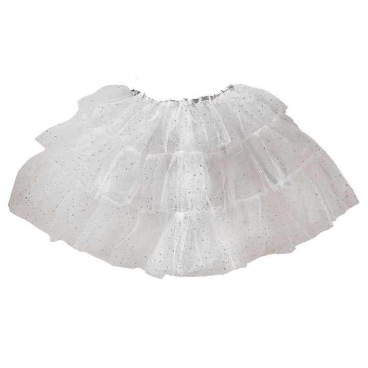 Ginger Ray - White & Silver Sparkle Fairy Princess Costume Tutu