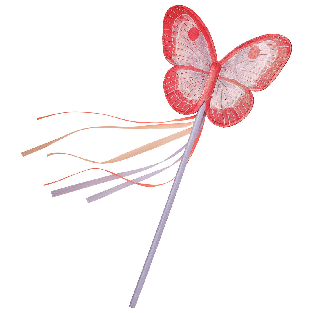 Ginger Ray - Red & Lilac Butterfly Wand