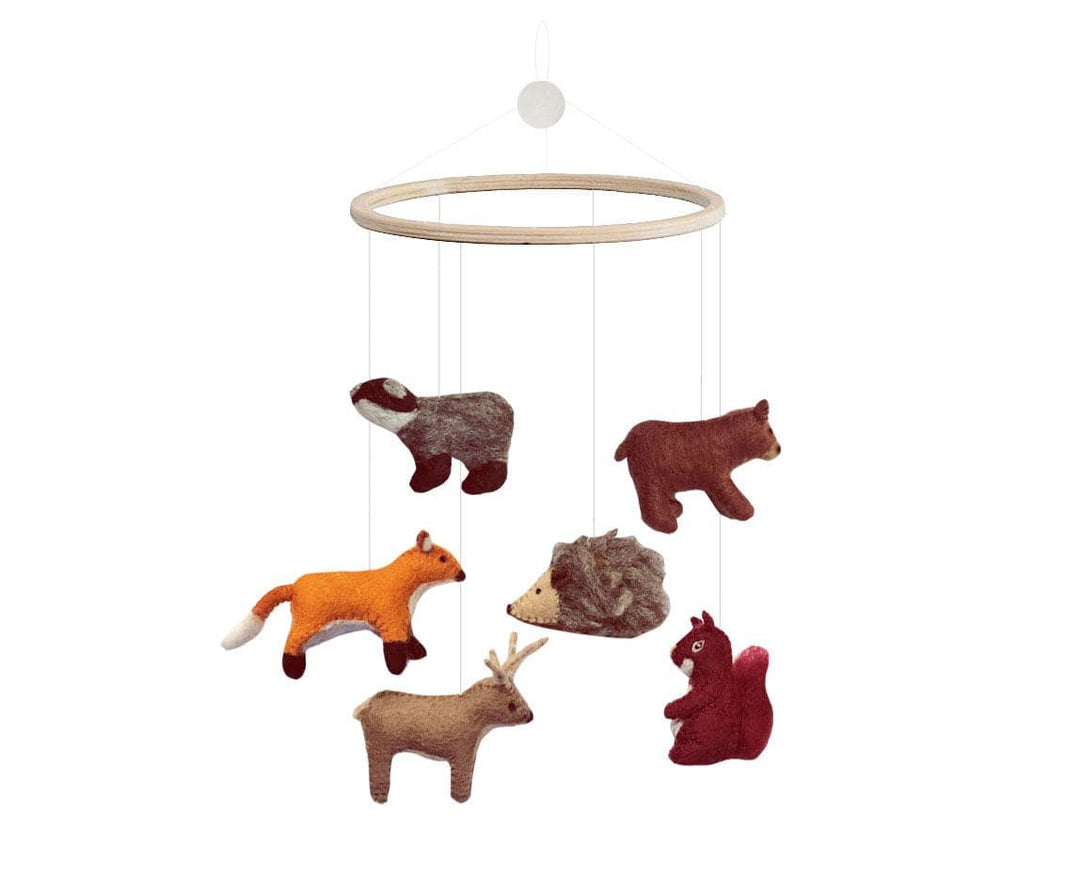 Gamcha - Baby Cot Mobile - Woodland - Mabel & Fox