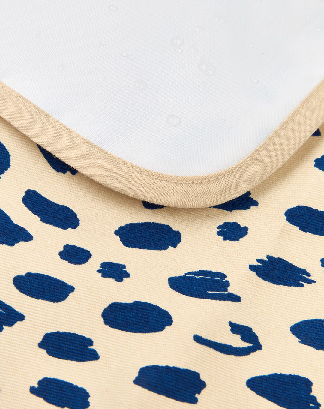 Nobodinoz-Hyde Park Waterproof Changing Pad - Leonie Blue - Mabel & Fox