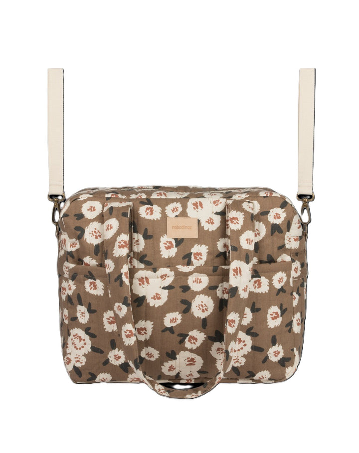 Nobodinoz- Hyde Park Waterproof Stroller Bag- Camellia - Mabel & Fox