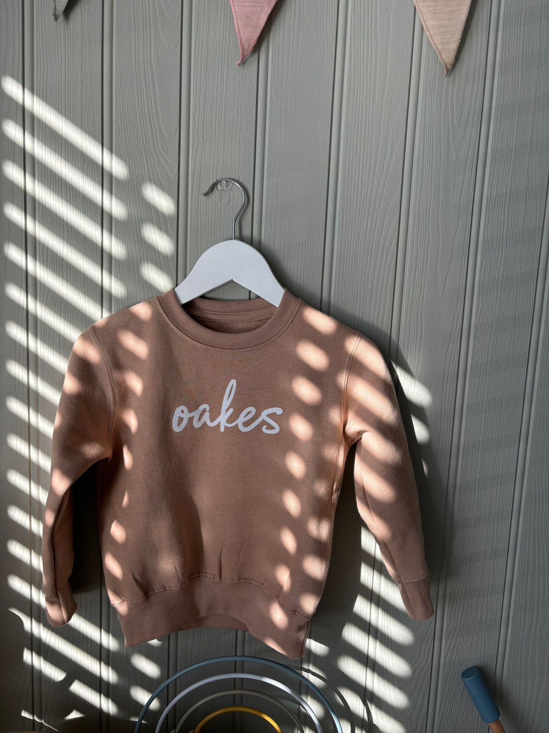 Mabel & Fox - Personalised Kids Sweatshirt - Vintage Taupe