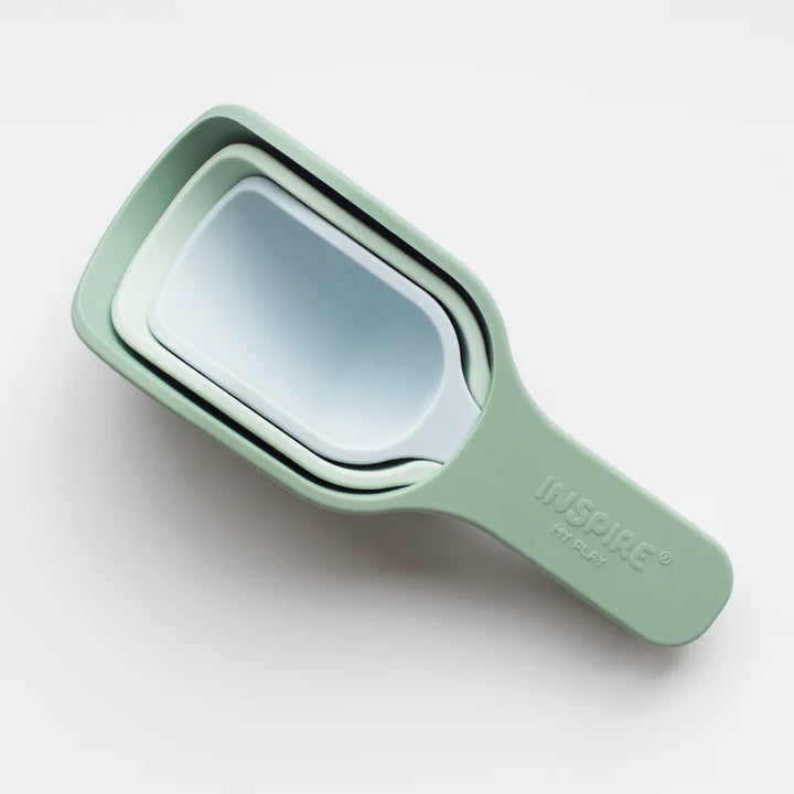 Inspire My Play - Nesting Scoop Set - Green/Blue - Mabel & Fox