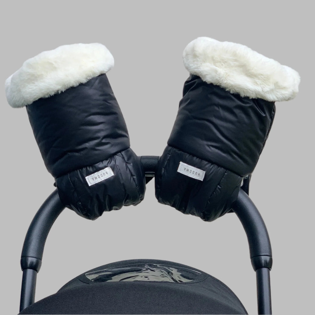 hUDOMA - Pram Gloves - Chelsea Black - Mabel & Fox