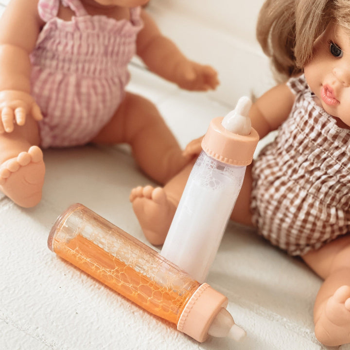 Tiny Harlow - Tiny Tummies - Magic Milk and Juice Bottle Set