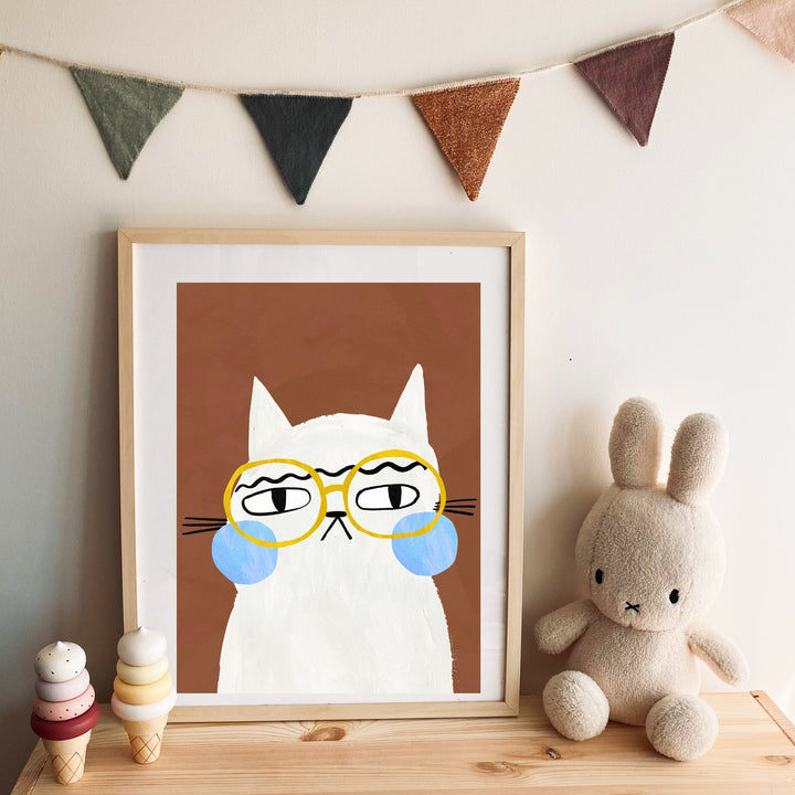 Yaya Studio - Art Print - Maurice The Cat - Mabel & Fox