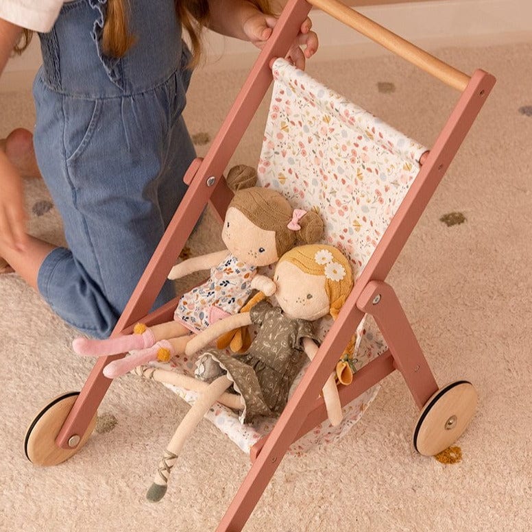 Little Dutch - Wooden doll stroller