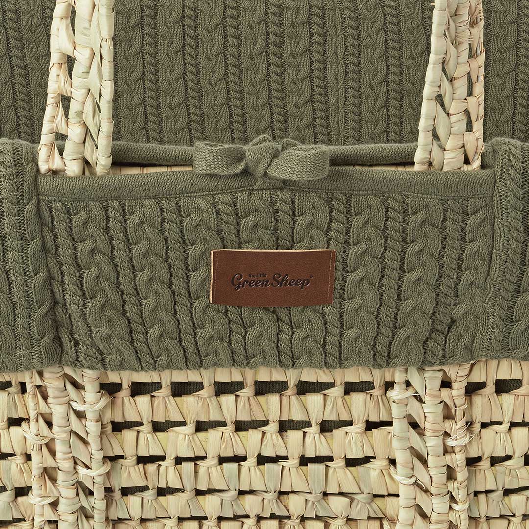 The Little Green Sheep - Moses Basket & Mattress Bundle