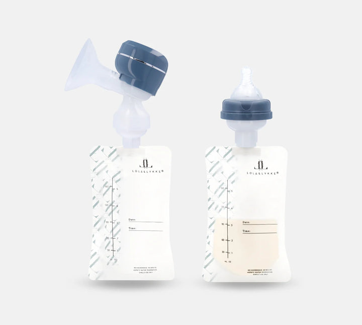 Lola & Lykke - Breast Milk Storage Bags (10 Pack) & Adapter