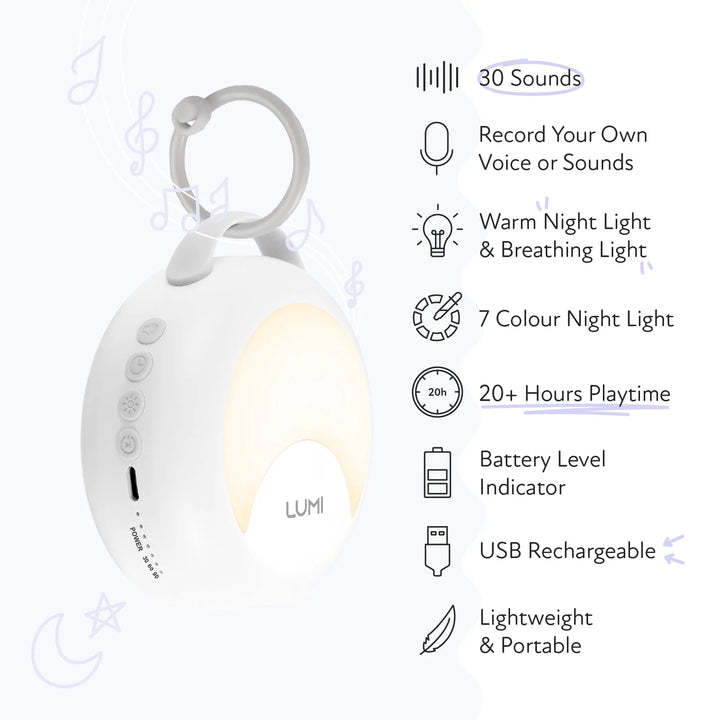 Lumi - Your Voice Portable White Noise Machine