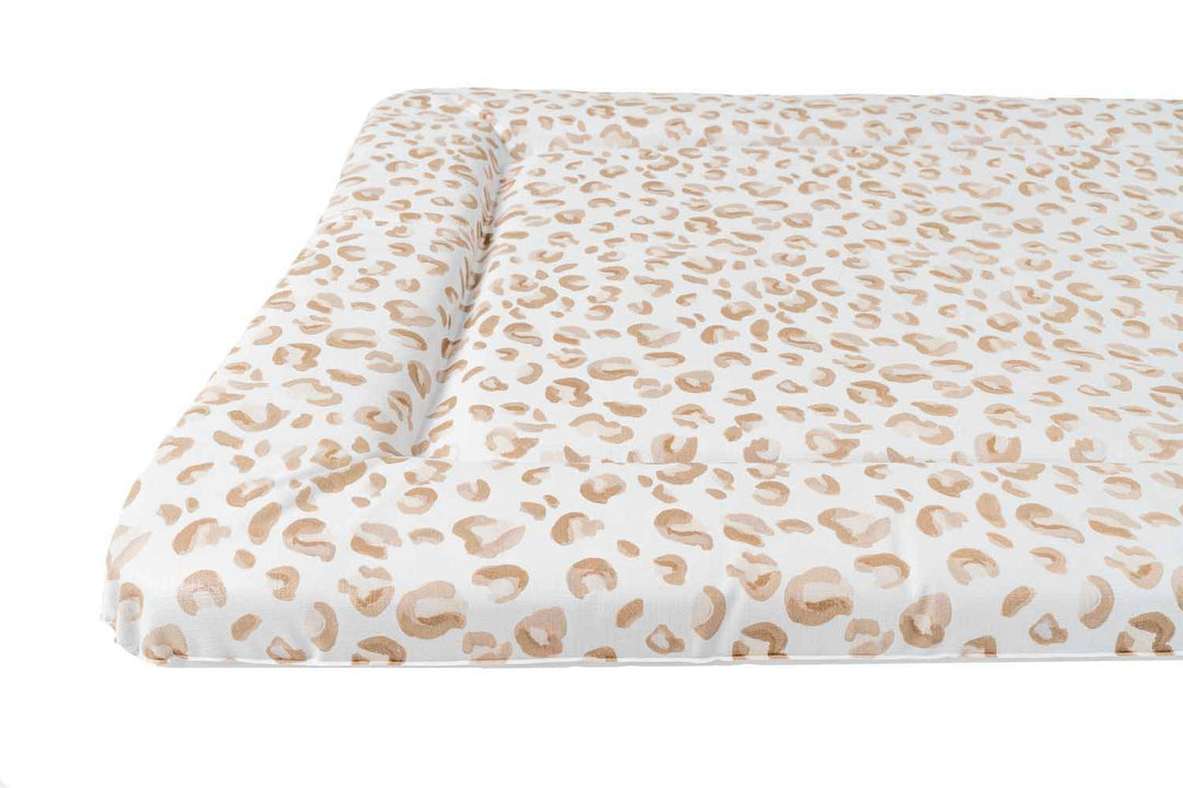 Mabel & Fox - Baby Changing Mat  - Beige Leopard - Mabel & Fox