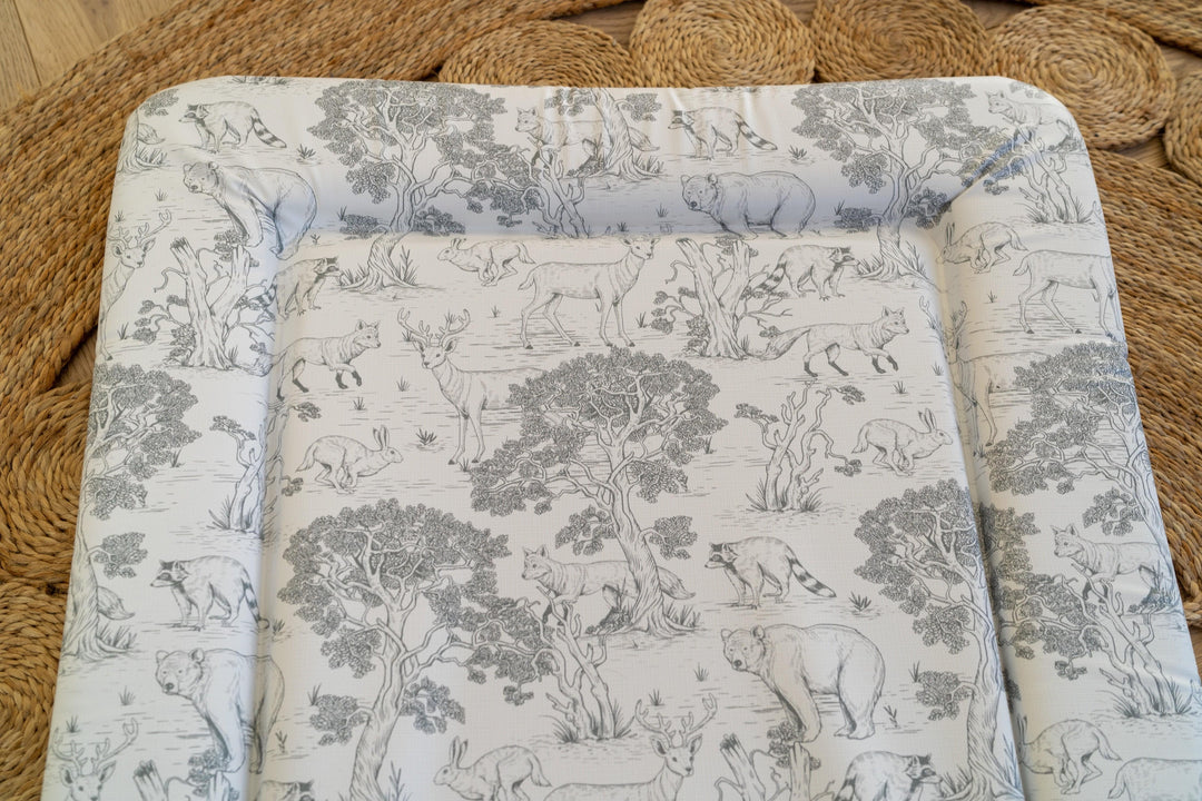 Mabel & Fox - Baby Changing Mat  -  Woodland Animals - Mabel & Fox