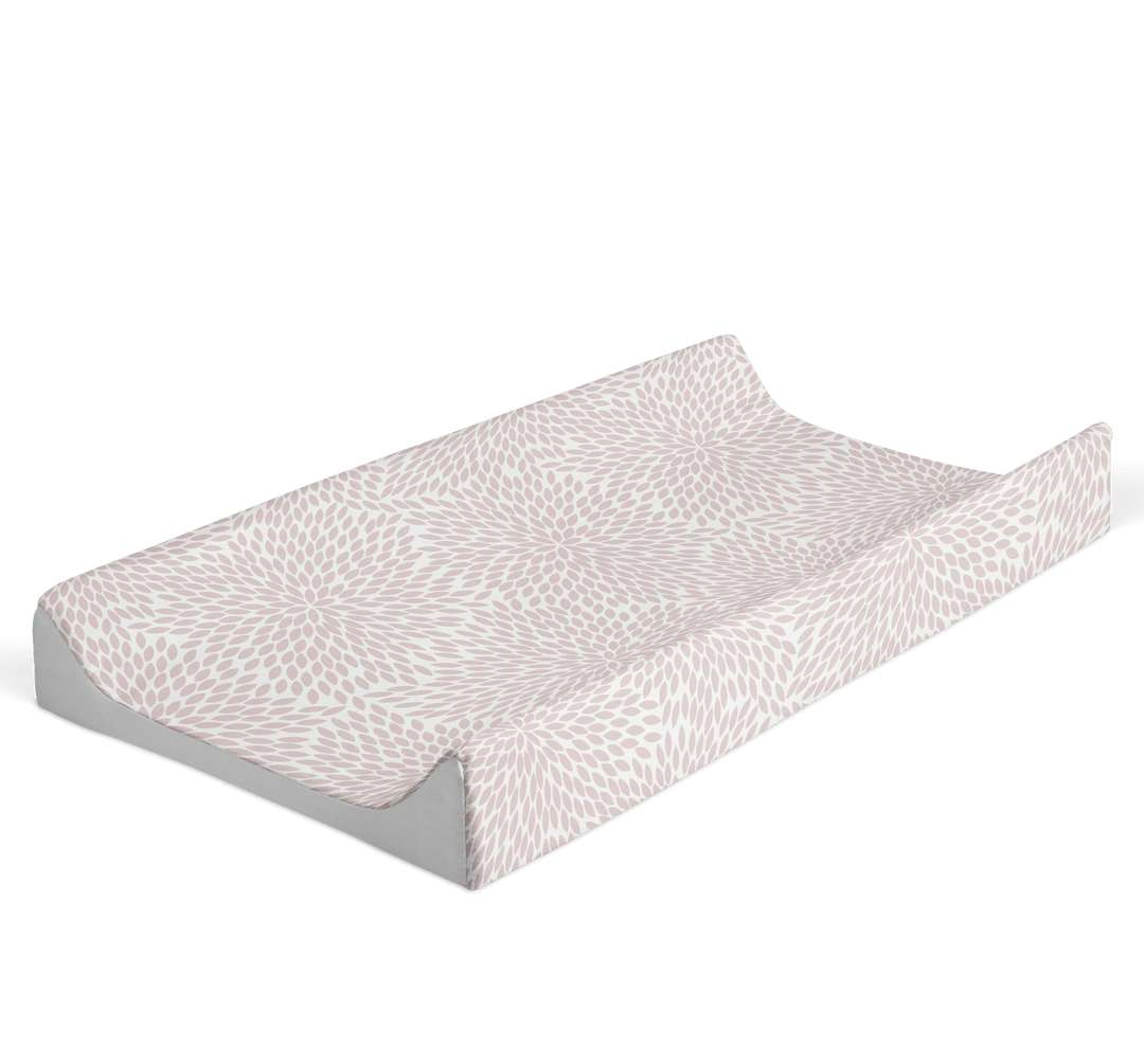 Mabel & Fox - Wedge Baby Changing Mat - Blush Petal - Mabel & Fox