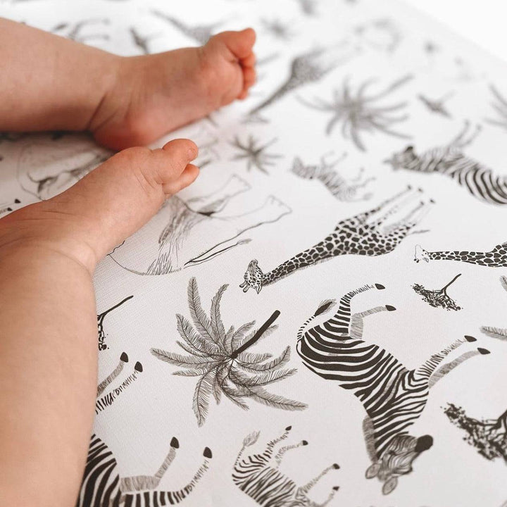 Mabel & Fox - Wedge Baby Changing Mat - Safari - Mabel & Fox