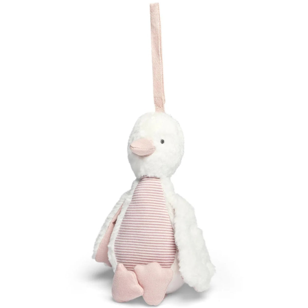 Mamas & Papas - Welcome to the World Duckling - Chime Duck Travel Toy - Pink