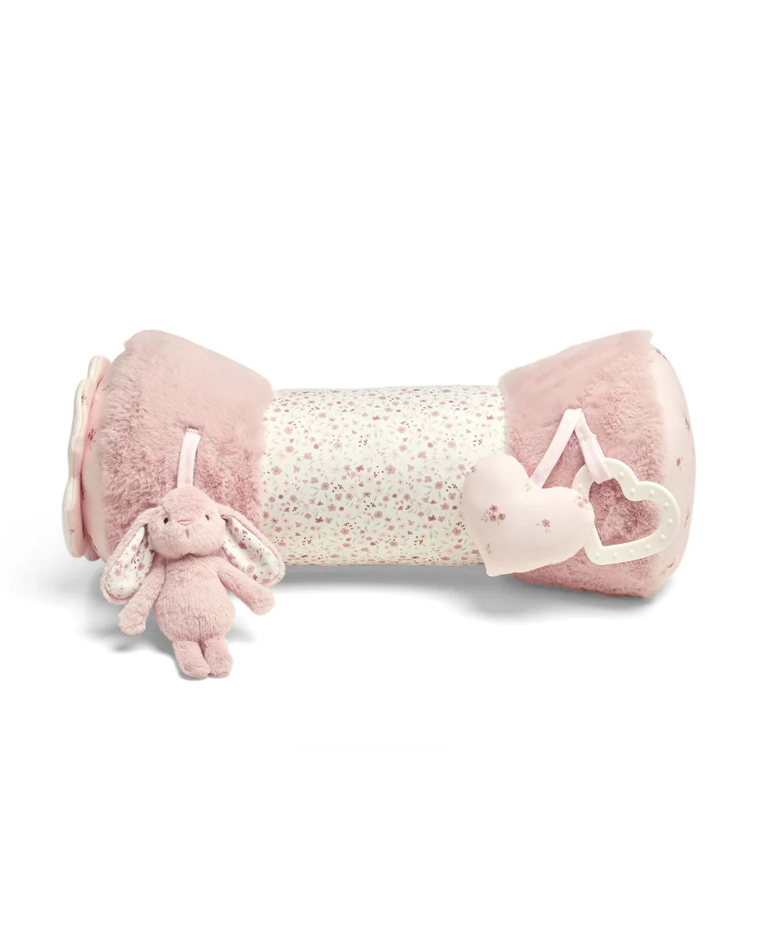 Mamas & Papas - Tummy Time Roll - Welcome To The World Pink Bunny