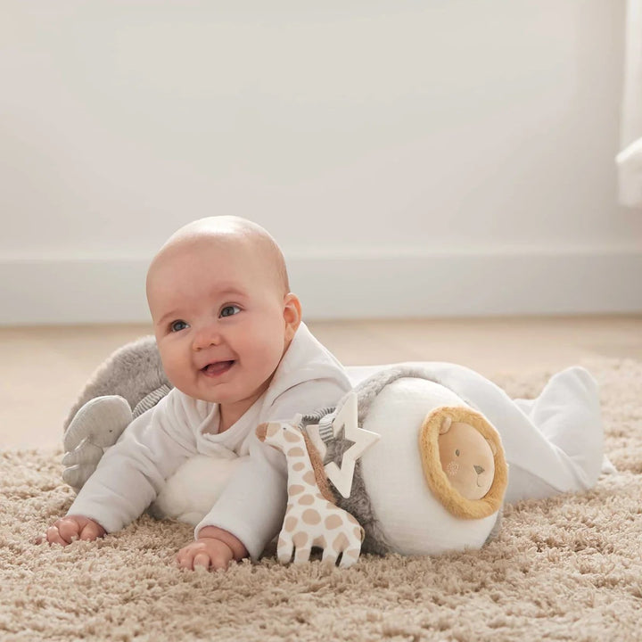 Mamas & Papas - Tummy Time Roll - Welcome To The World Elephant - Mabel & Fox