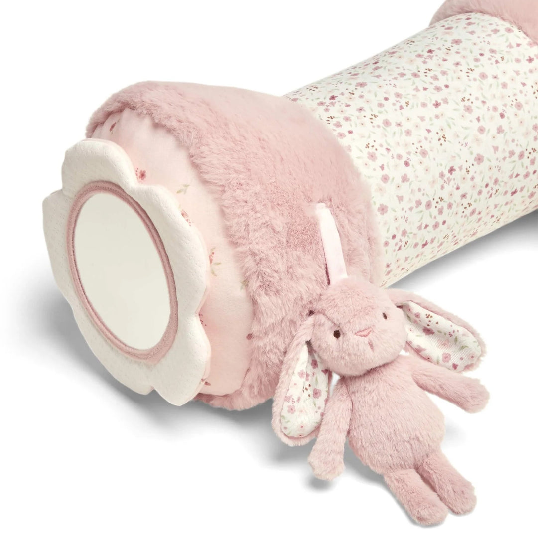 Mamas & Papas - Tummy Time Roll - Welcome To The World Pink Bunny