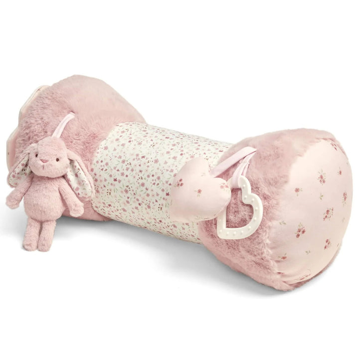 Mamas & Papas - Tummy Time Roll - Welcome To The World Pink Bunny