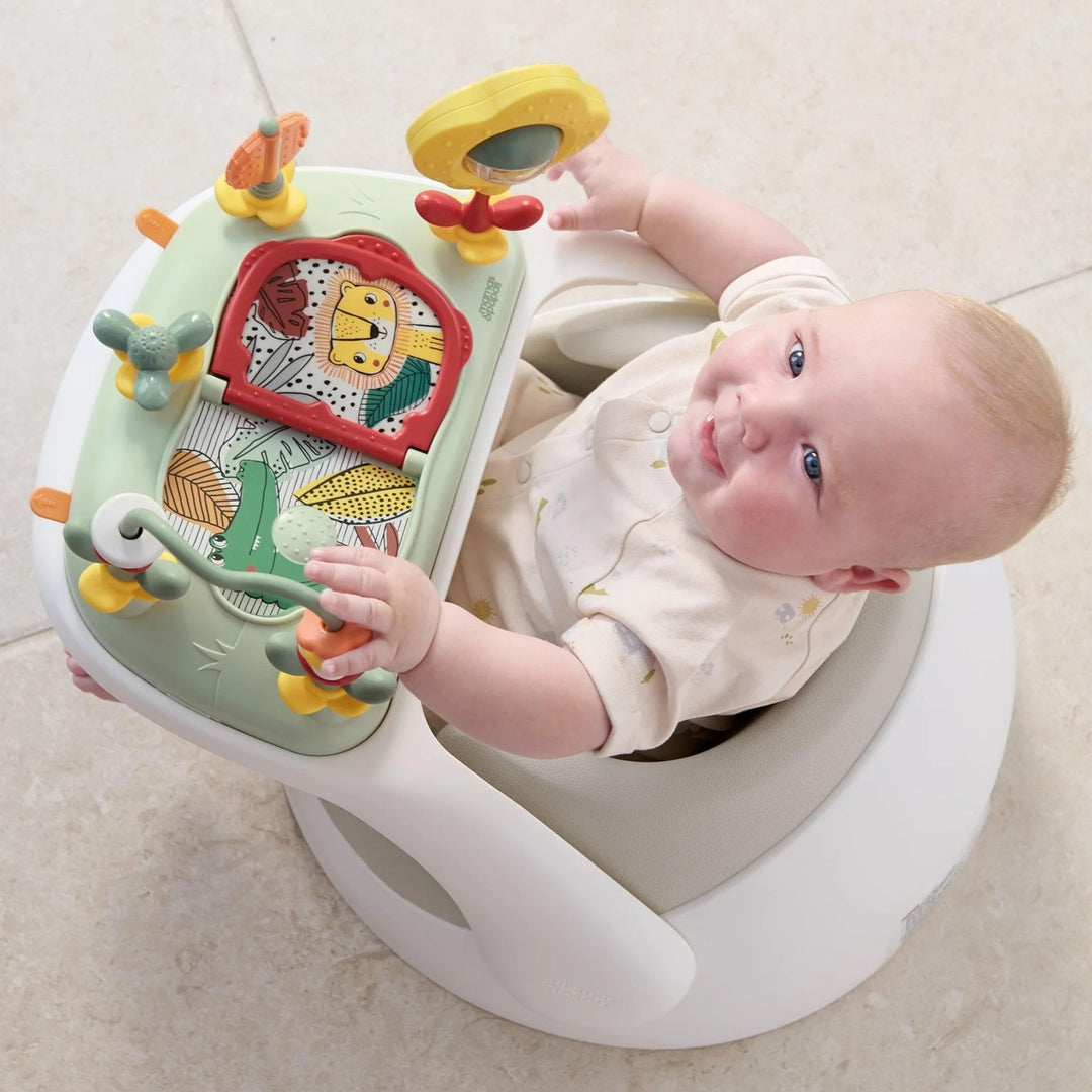 Mamas & Papas - Snug Floor Seat with Activity Tray - Clay