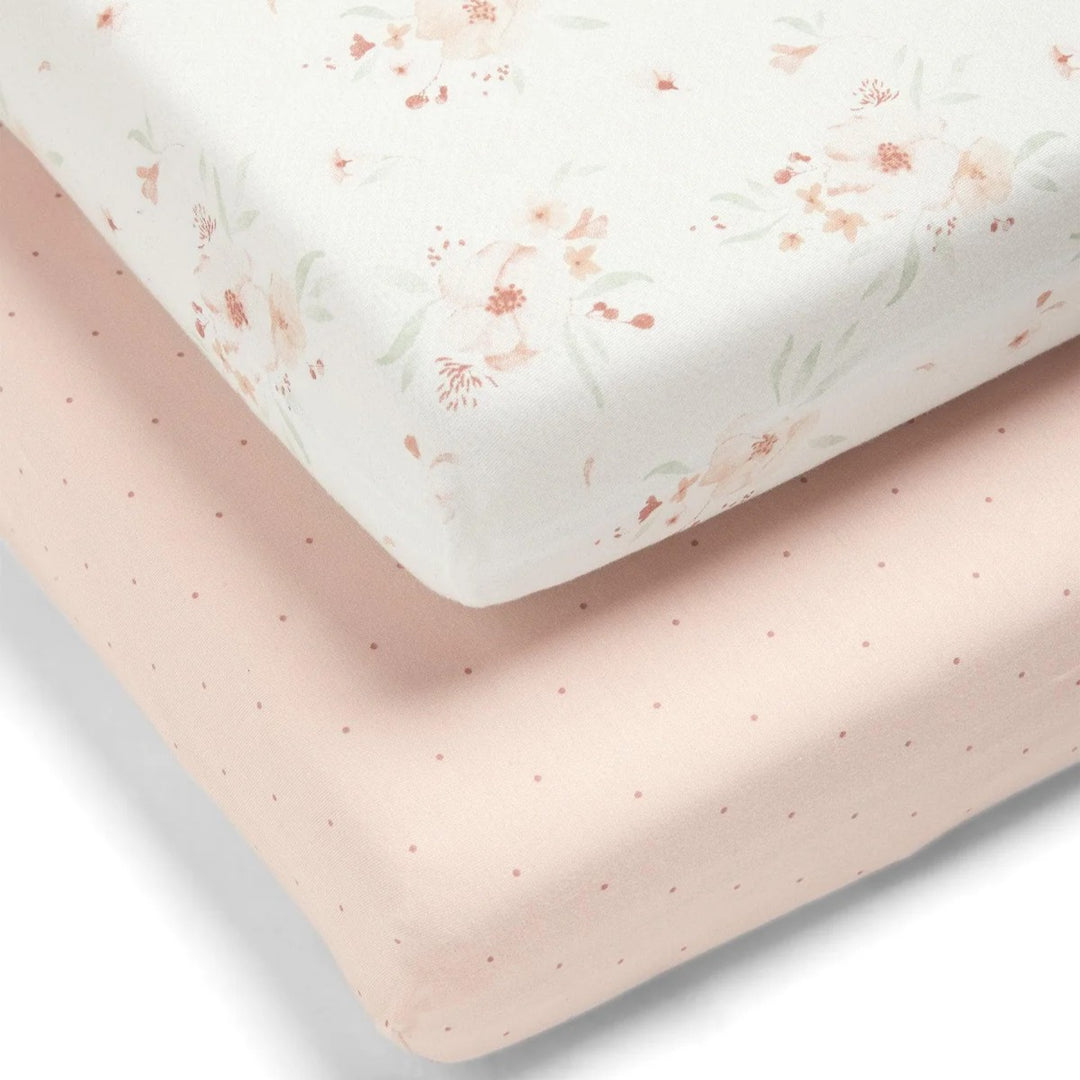 Mamas & Papas - Cotbed Fitted Sheets (2 Pack) – Floral