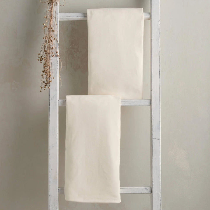 Mamas & Papas - Cotton Essentials - Cotbed Fitted Sheets (2 pack) - Cream