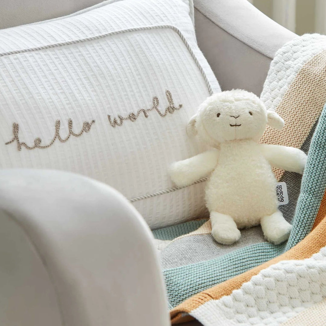 Mamas & Papas - Welcome to the World - Small Lamb Beanie Toy