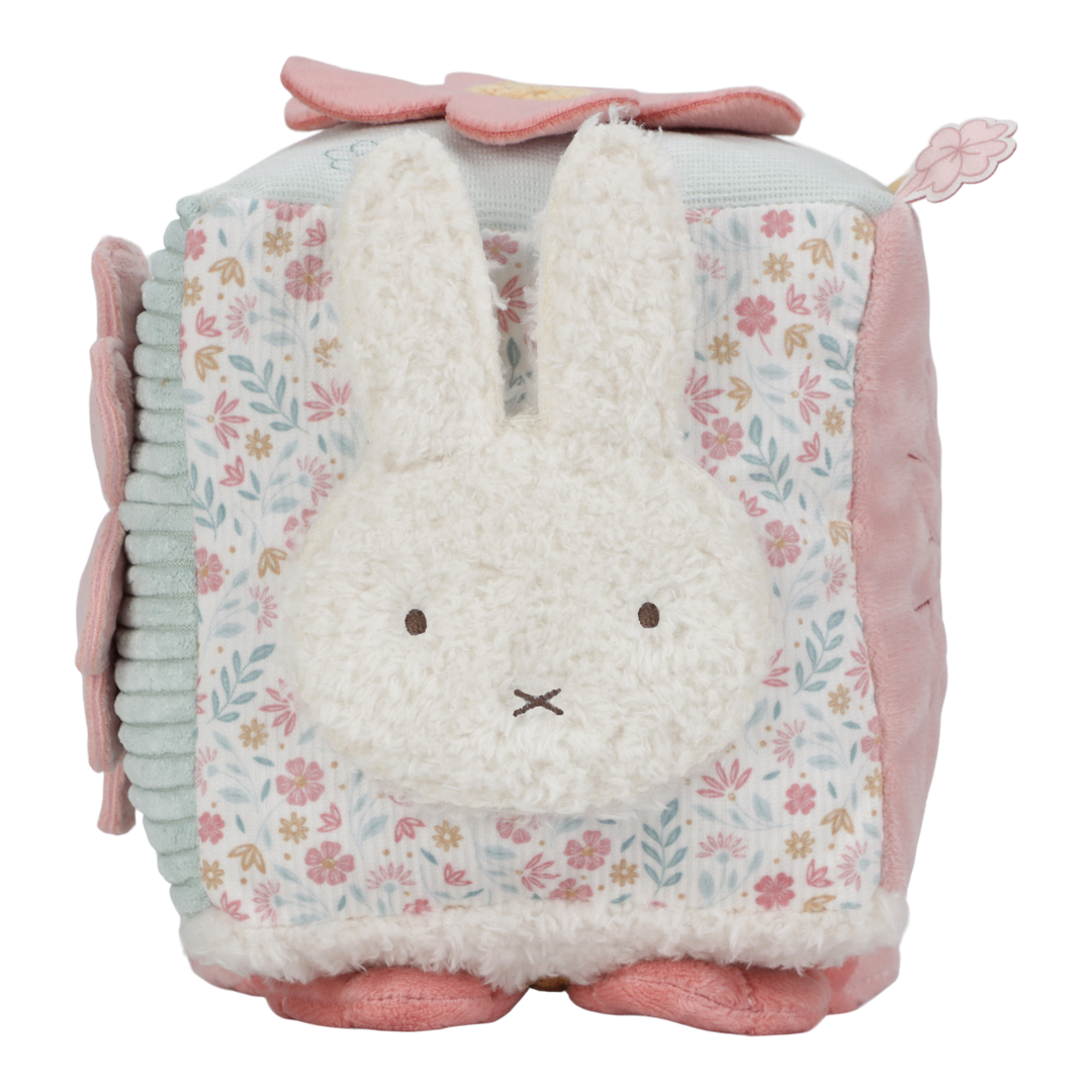 Little Dutch x Miffy - Soft Activity Cube - Lucky Blossom - Mabel & Fox