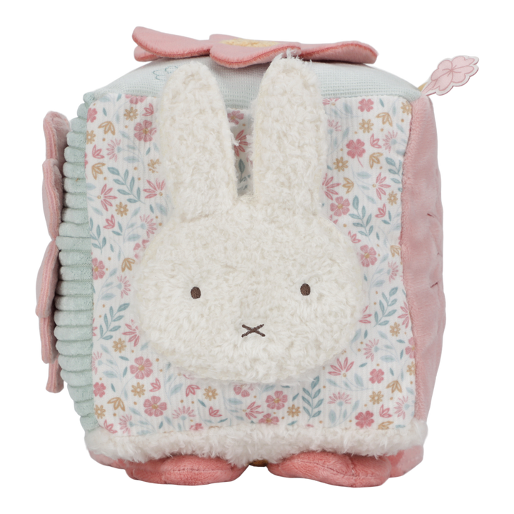 Little Dutch x Miffy - Soft Activity Cube - Lucky Blossom - Mabel & Fox