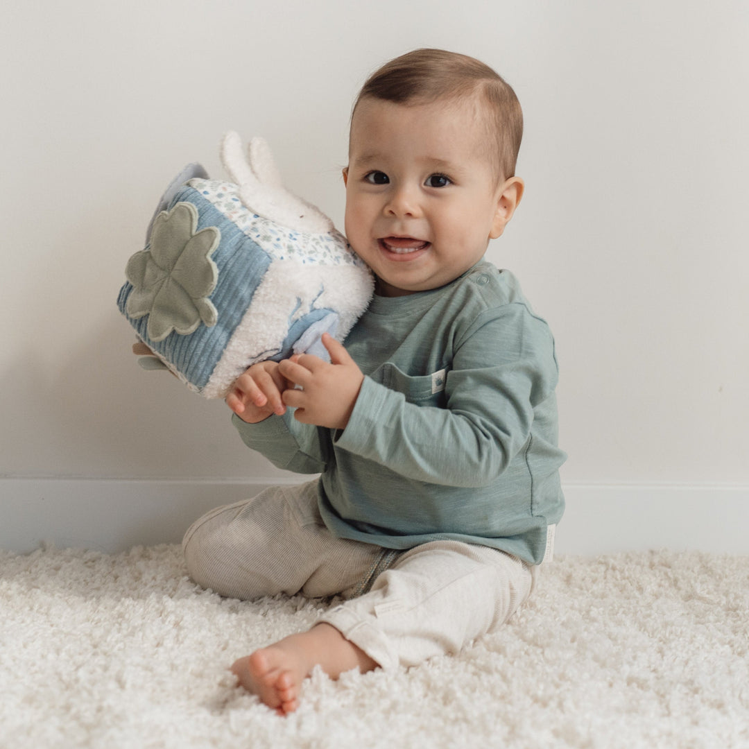 Little Dutch x Miffy - Soft Activity Cube - Lucky Leaves - Mabel & Fox