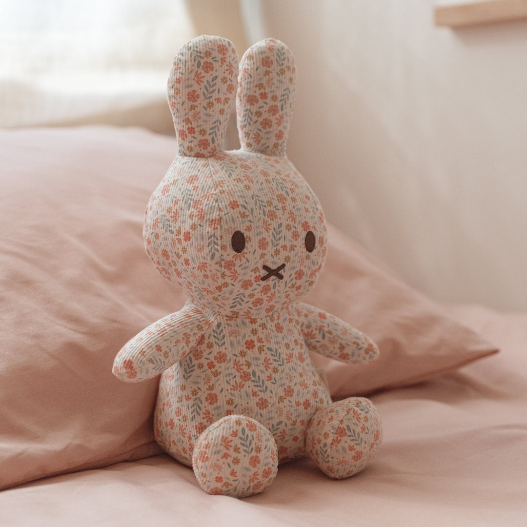 Little Dutch x Miffy - Cuddly Toy - All-Over Lucky Blossom 20cm - Mabel & Fox