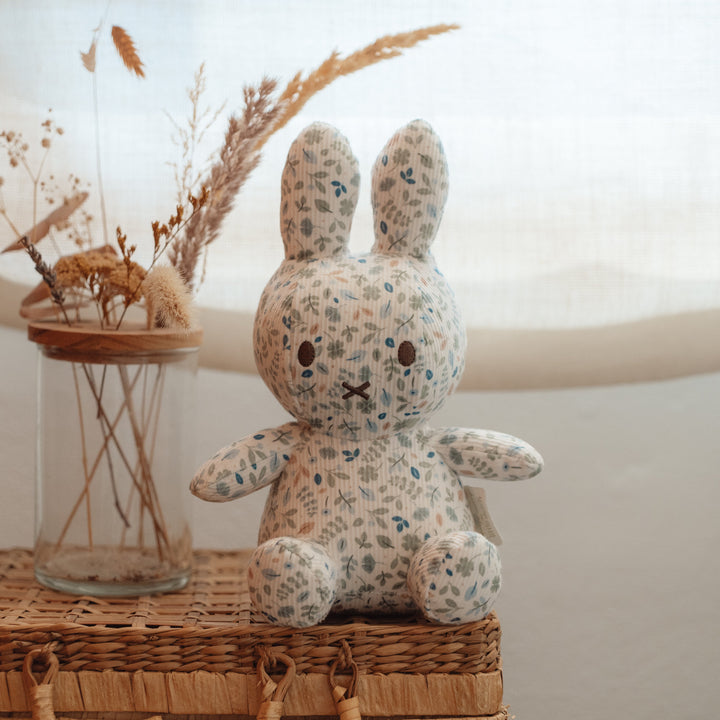 Little Dutch x Miffy - Cuddly Toy - All-Over Lucky Leaves 20cm