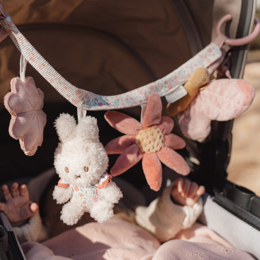 Little Dutch x Miffy - Car Seat Toy - Lucky Blossom - Mabel & Fox