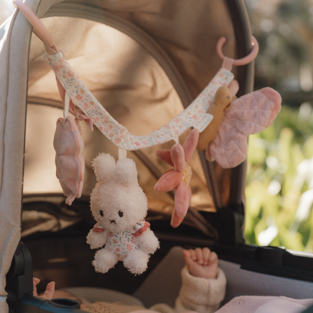 Little Dutch x Miffy - Car Seat Toy - Lucky Blossom - Mabel & Fox