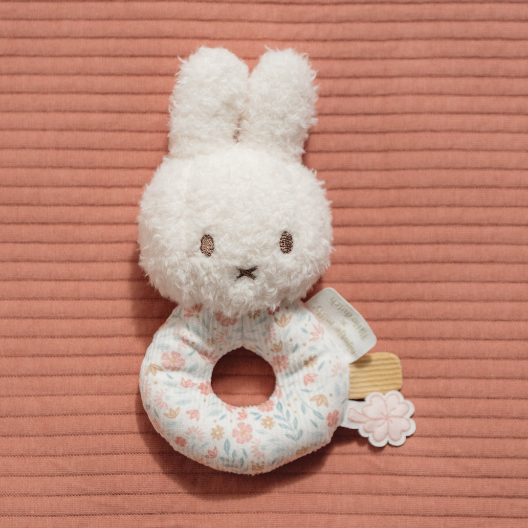 Little Dutch x Miffy - Soft Rattle - Lucky Blossom - Mabel & Fox