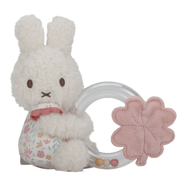 Little Dutch x Miffy - Rattle Ring - Lucky Blossom - Mabel & Fox