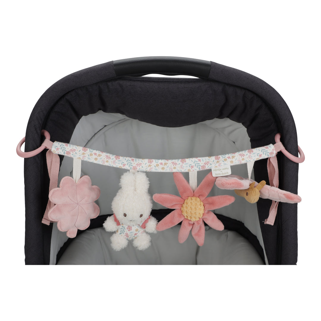 Little Dutch x Miffy - Car Seat Toy - Lucky Blossom - Mabel & Fox