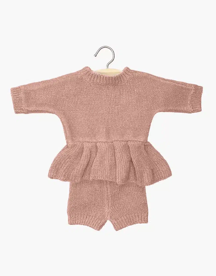 MiniKane - Félicie Set- Tea Pink Knit