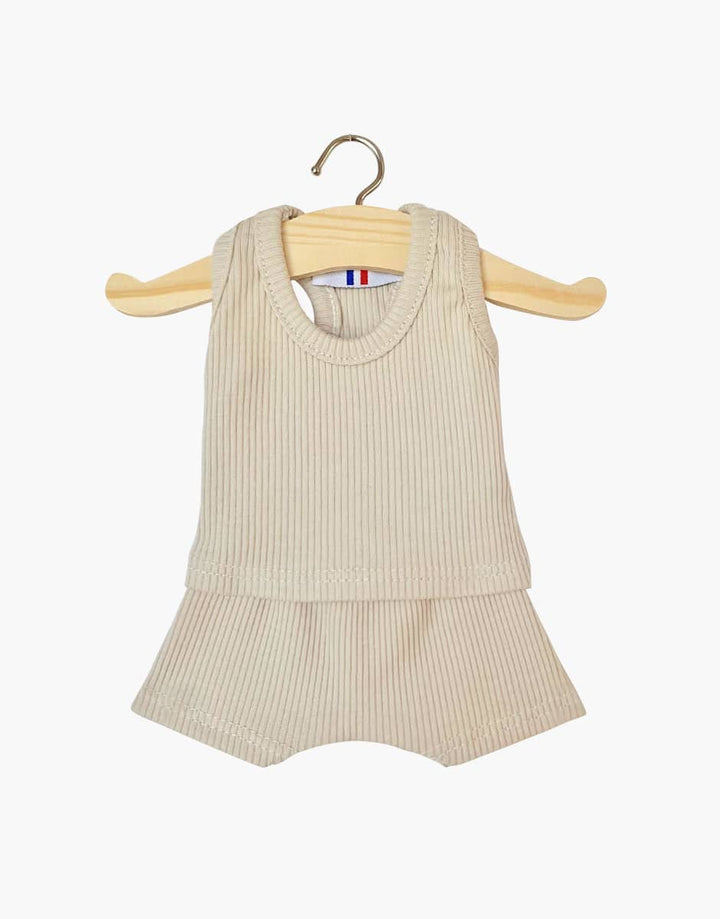 MiniKane - Les P'tits Basiques Marcel Boy's Underwear - Ribbed Linen