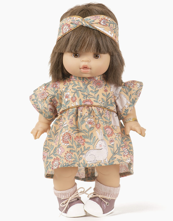 MiniKane - Daisy Dress and Crossed Headband Set - Bohemian Rabbit