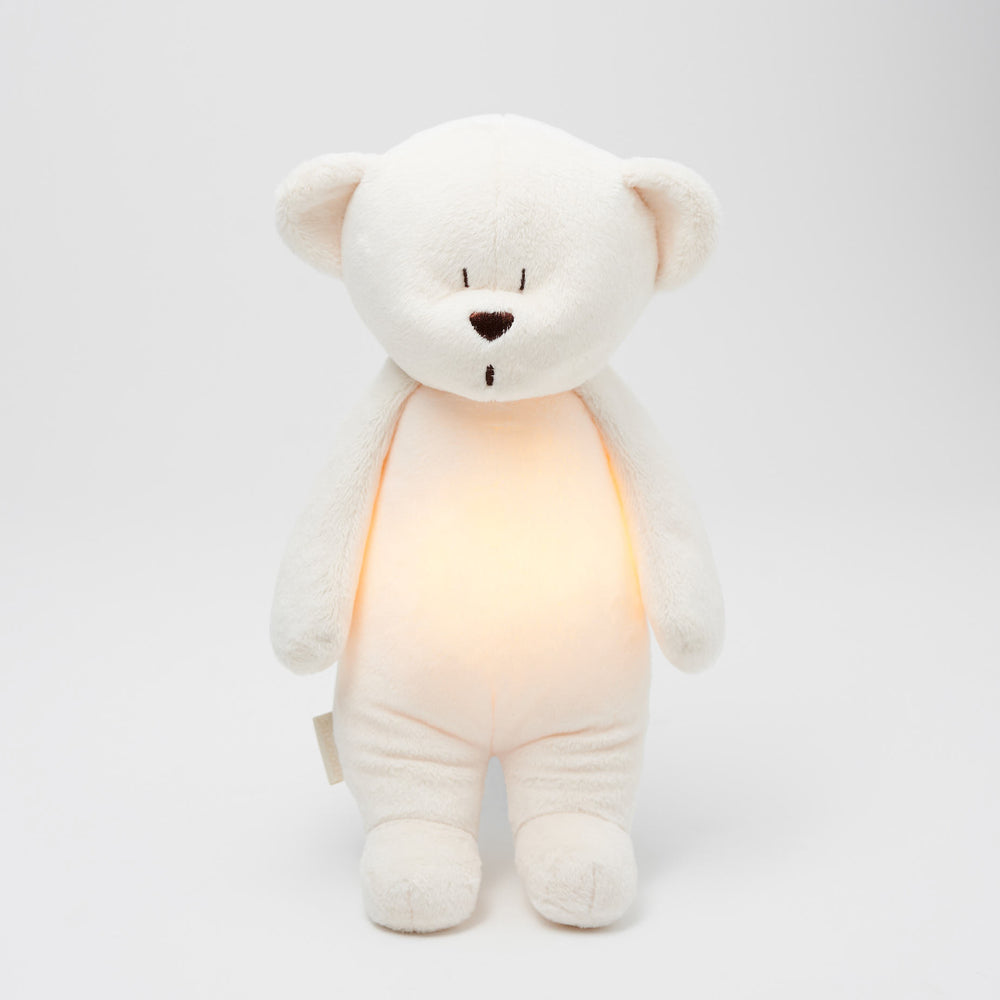 Moonie - The Basic Humming Bear With Lamp - Cream - Mabel & Fox