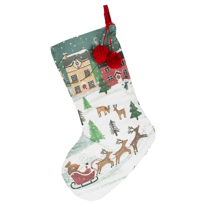 Ginger Ray - Christmas Stocking - Festive Scene