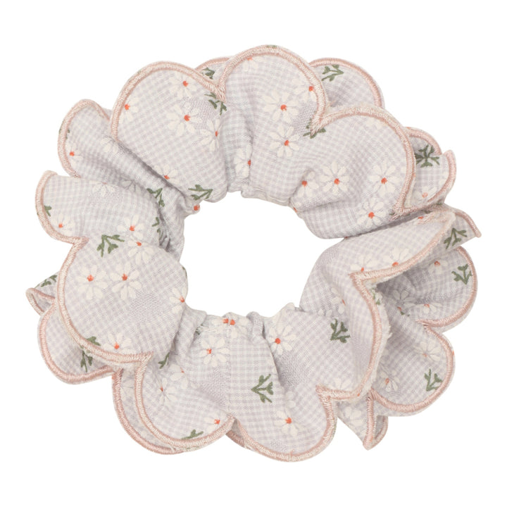 Mimi & Lula - Scrunchies- Blue Scalloped Floral - Mabel & Fox