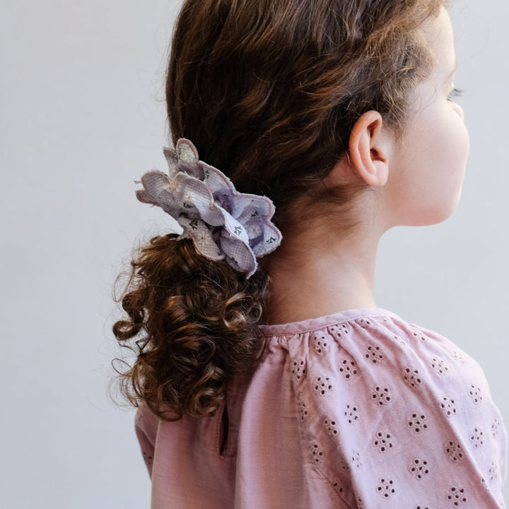 Mimi & Lula - Scrunchies- Blue Scalloped Floral